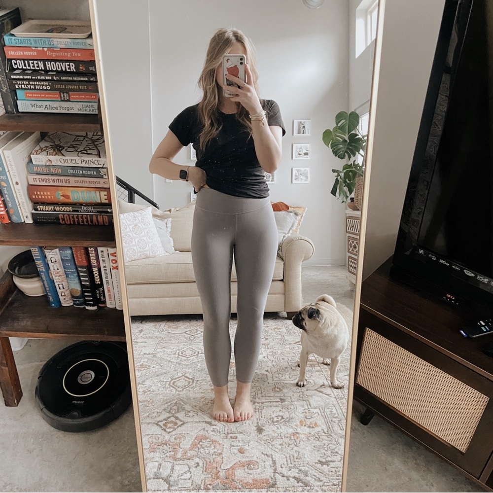 Fabletics Grey High Rise Leggings